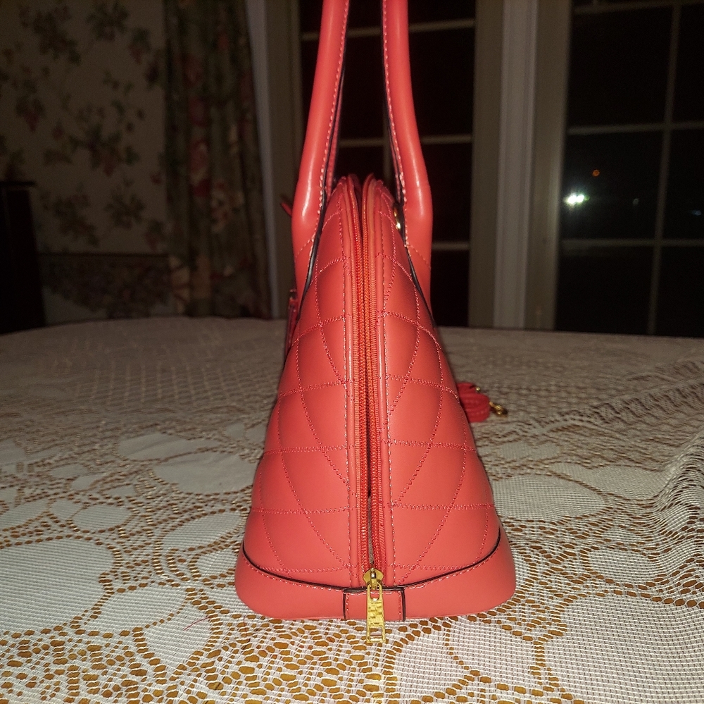Salmon Pink Crinkled purse